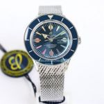 GF Replica Breitling Superocean Heritage Chronograph Ceramic Bezel Blue Dial Watch